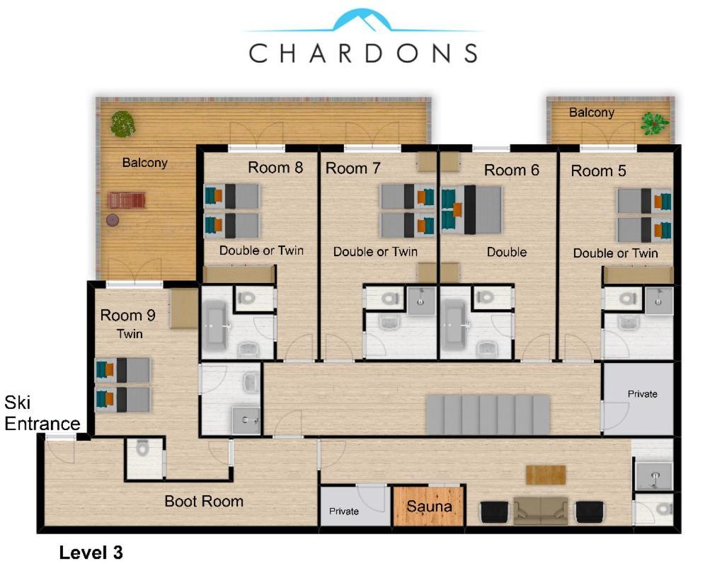 Chalet Panoramique By Chalet Chardons Tignes Esterno foto